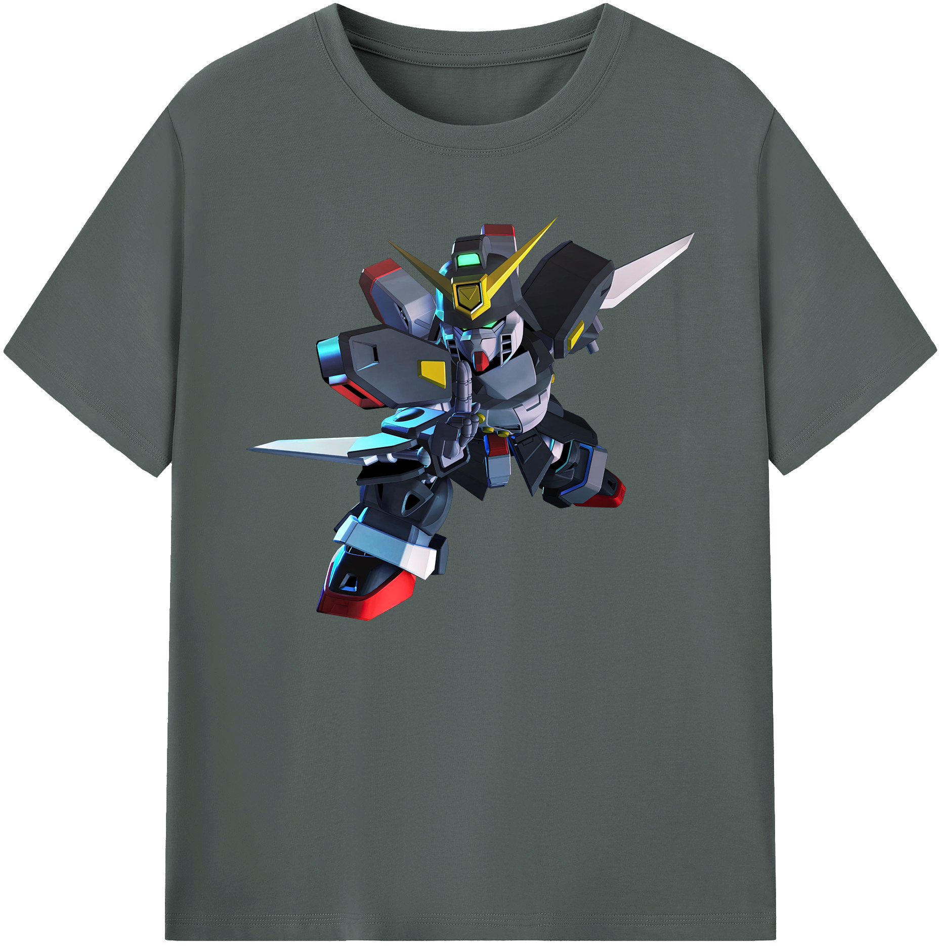 （画像用） 機動戦士ガンダム Mobile Suit Gundam 綿100％ メンズ半袖Tシャツ｜肌触りやわらか＆通気性